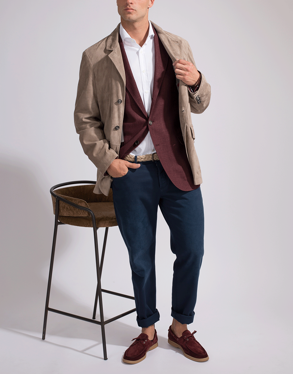 BRUNELLO CUCINELLI-Five Pocket Button Fly Pant-