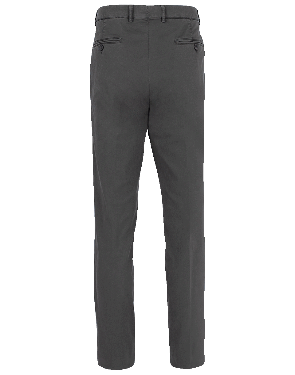 BRUNELLO CUCINELLI-Flat Front Basic Fit Trouser-