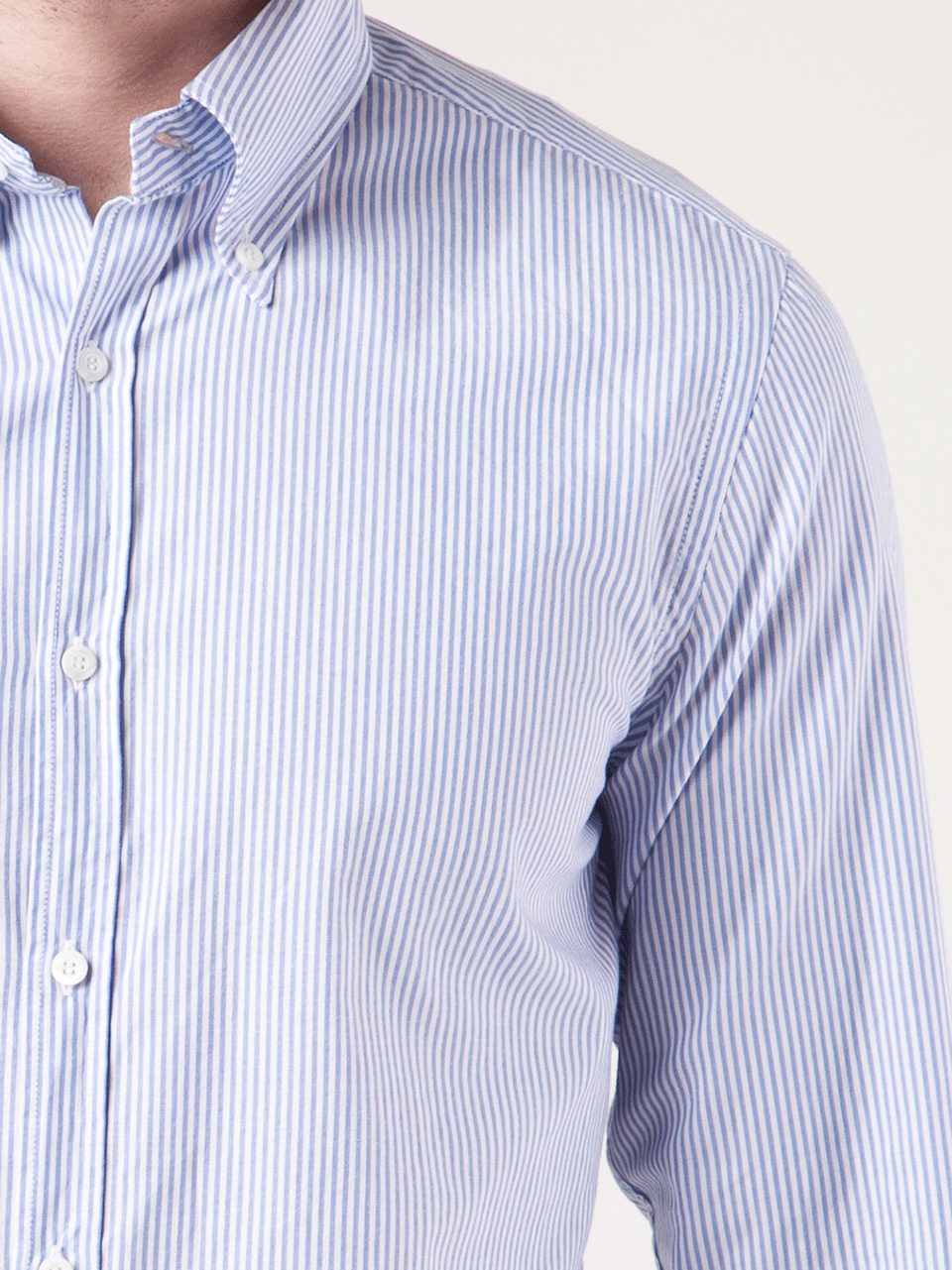 BRUNELLO CUCINELLI-Striped Button Down Shirt-
