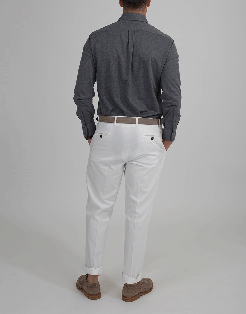 BRUNELLO CUCINELLI-Basic Fitted Shirt-