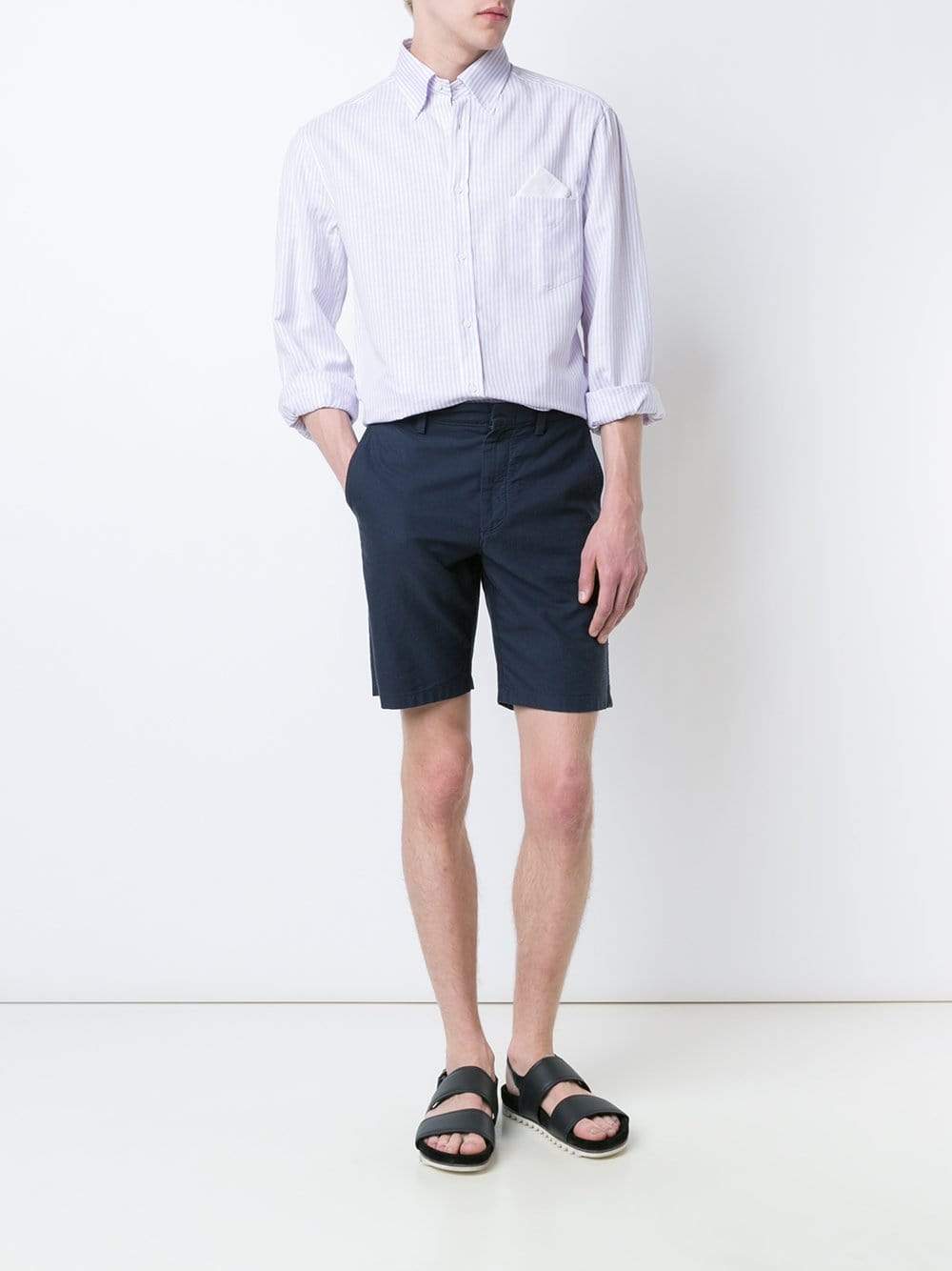 BRUNELLO CUCINELLI-Linen Blend Shirt-
