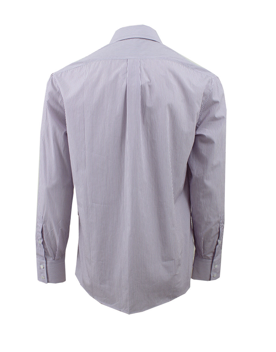 BRUNELLO CUCINELLI-Spread Collar Stripe Shirt-