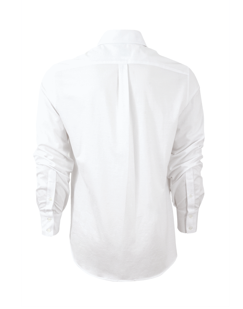BRUNELLO CUCINELLI-Spread Collar Pique Shirt-