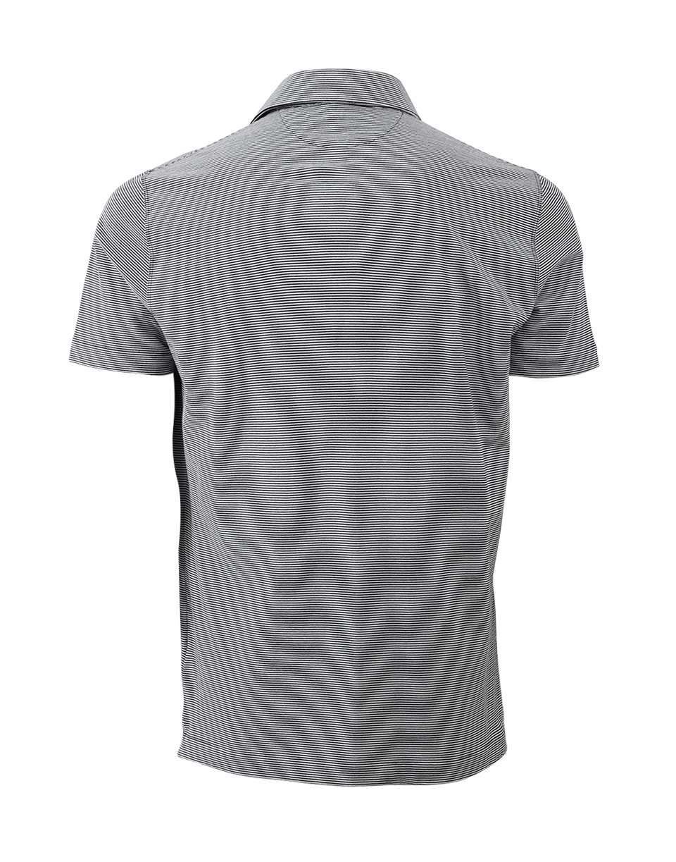 BRUNELLO CUCINELLI-Slim Fit Stripe Polo-BLK/WHT