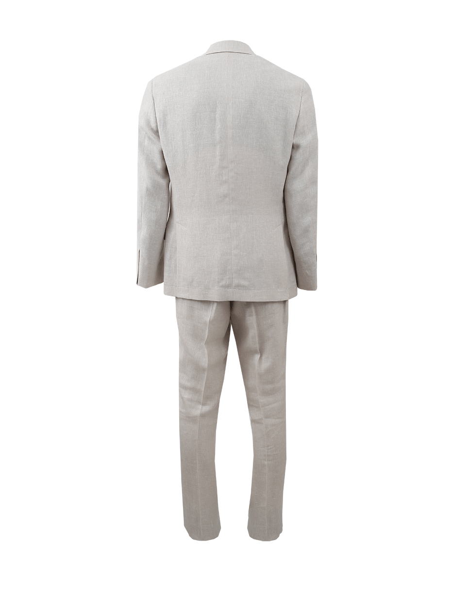 BRUNELLO CUCINELLI-Hopsack Notch Lapel Suit-