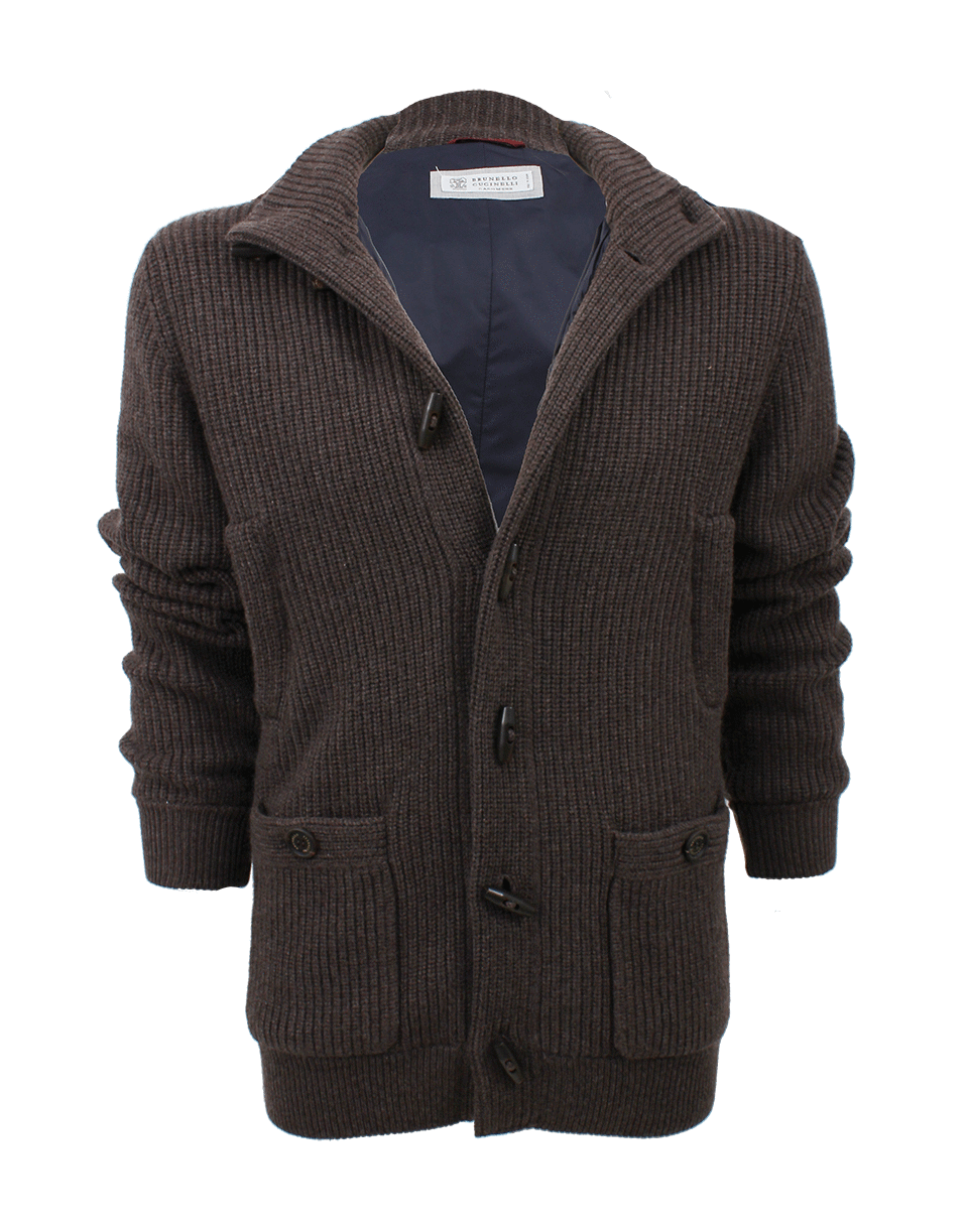 BRUNELLO CUCINELLI-Men’s Toggle Cardigan-