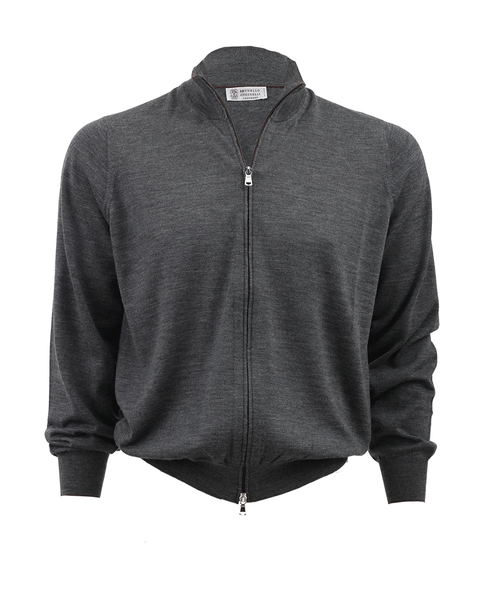 BRUNELLO CUCINELLI-Full Zip Cardigan-