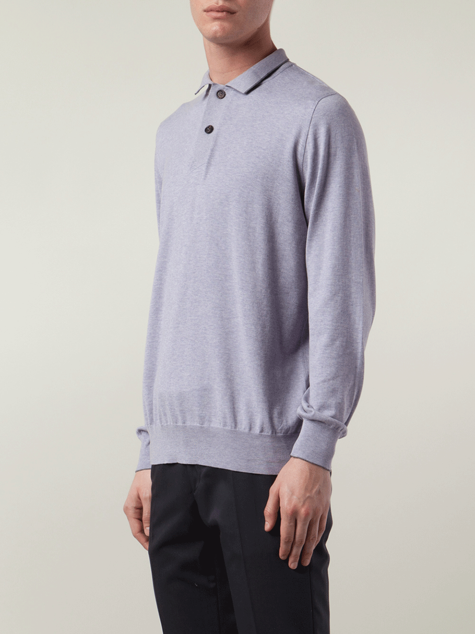 BRUNELLO CUCINELLI-Buttoned Polo-