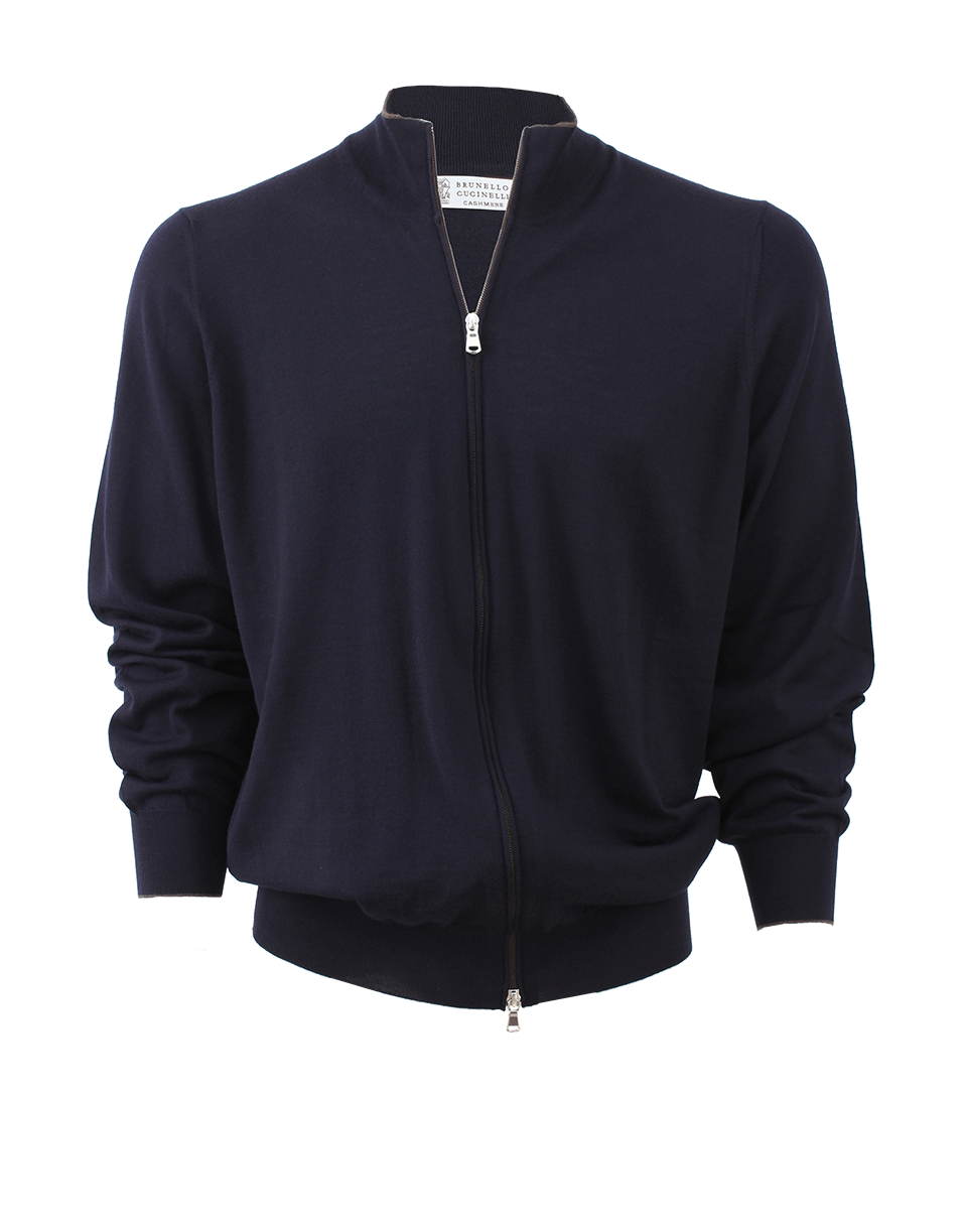 BRUNELLO CUCINELLI-Full Zip Cardigan-
