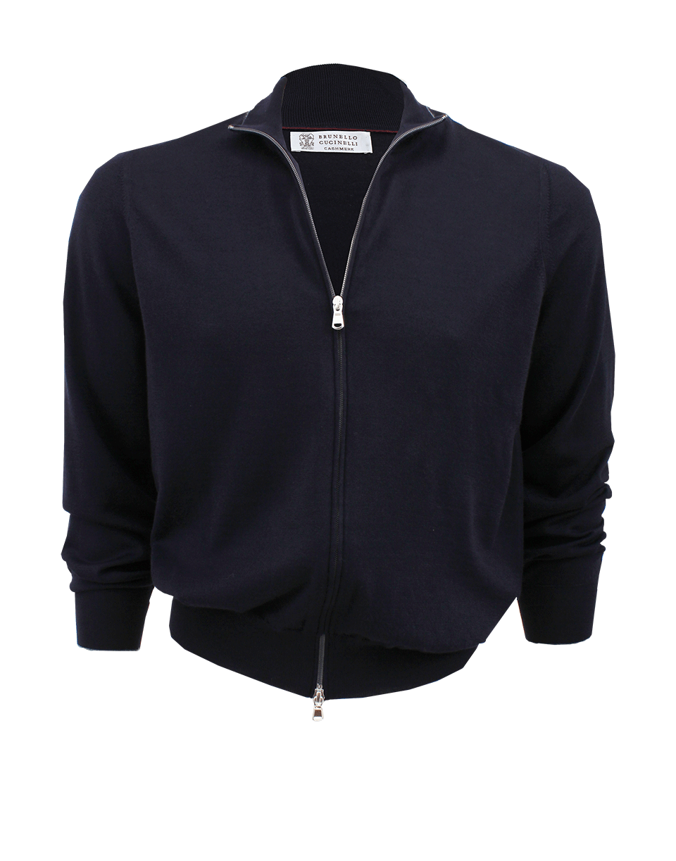 BRUNELLO CUCINELLI-Full Zip Sweater-