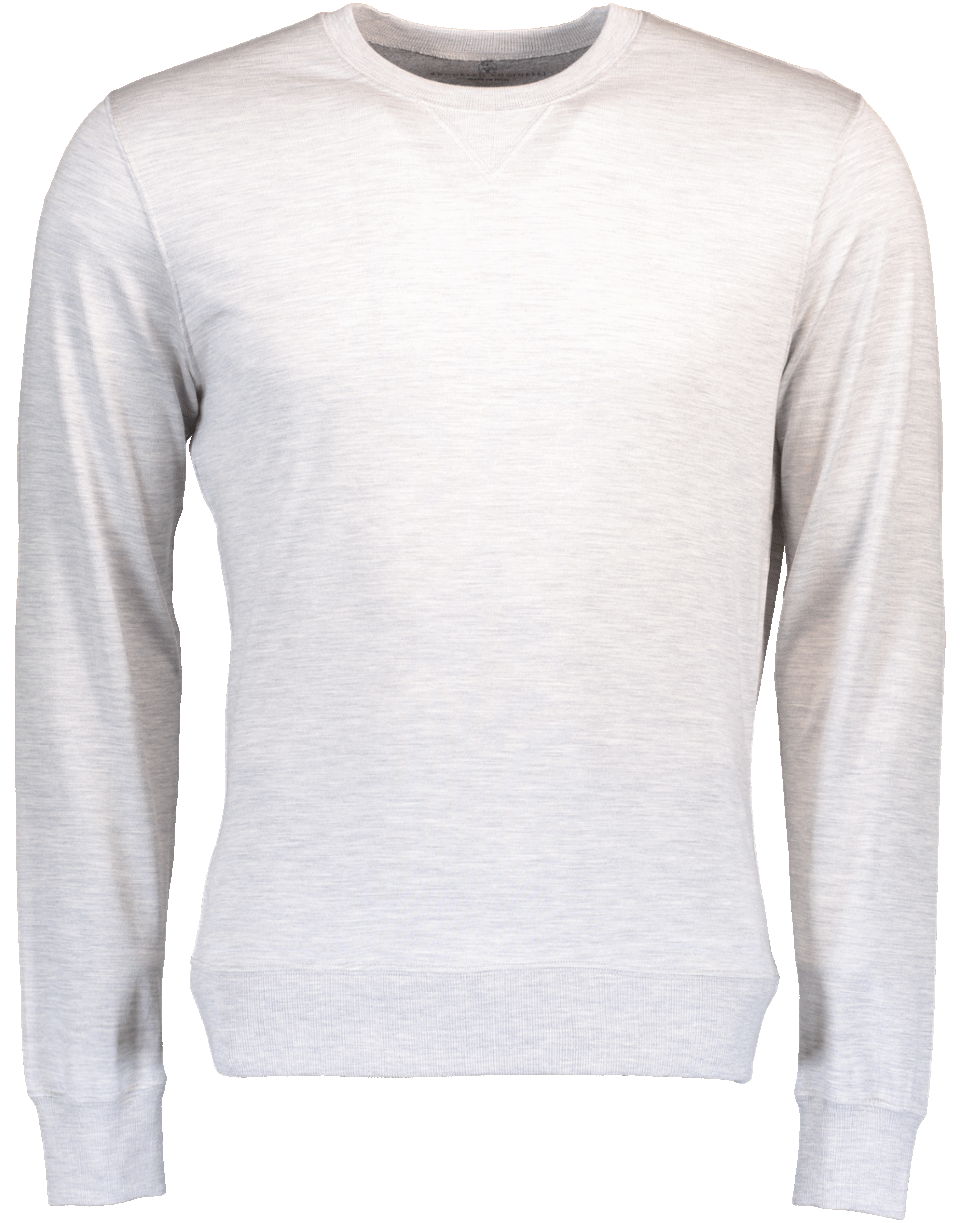 BRUNELLO CUCINELLI-Jersey Athletic Sweater-