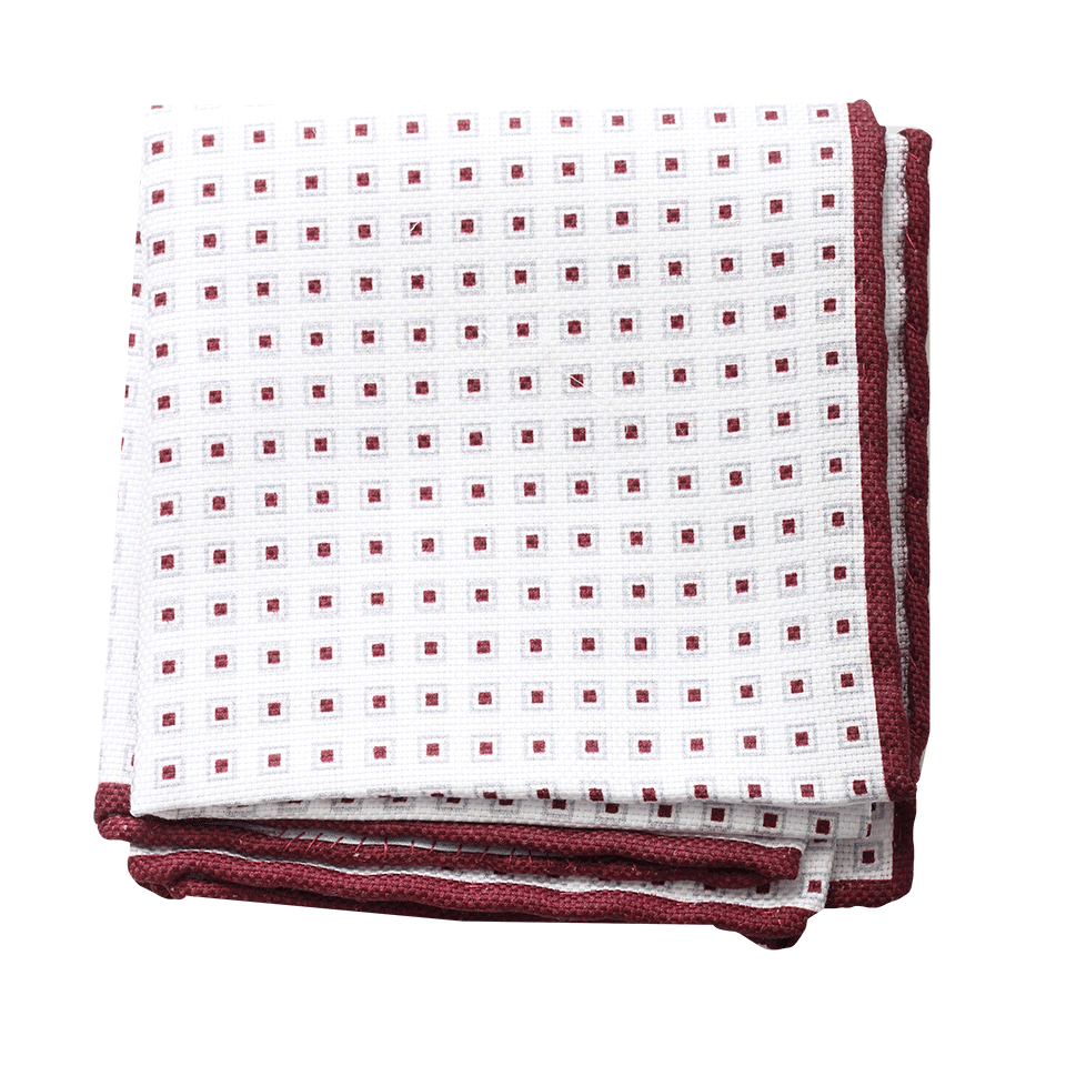 BRUNELLO CUCINELLI-Neat Pocket Square-AMARILLI