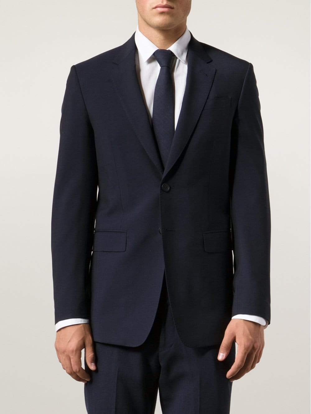 BRUNELLO CUCINELLI-Solid Wool Tie-BLUE