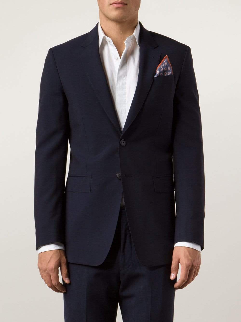 BRUNELLO CUCINELLI-Foulard Pocket Square-DENIM