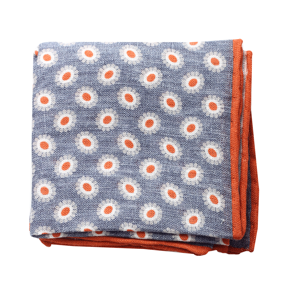 BRUNELLO CUCINELLI-Foulard Pocket Square-DENIM