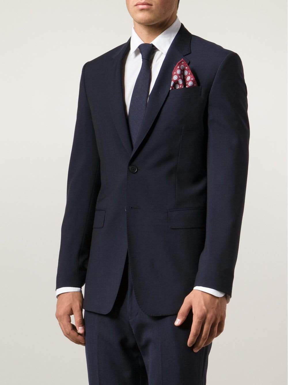 BRUNELLO CUCINELLI-Medallion Pocket Square-SAFFRAN