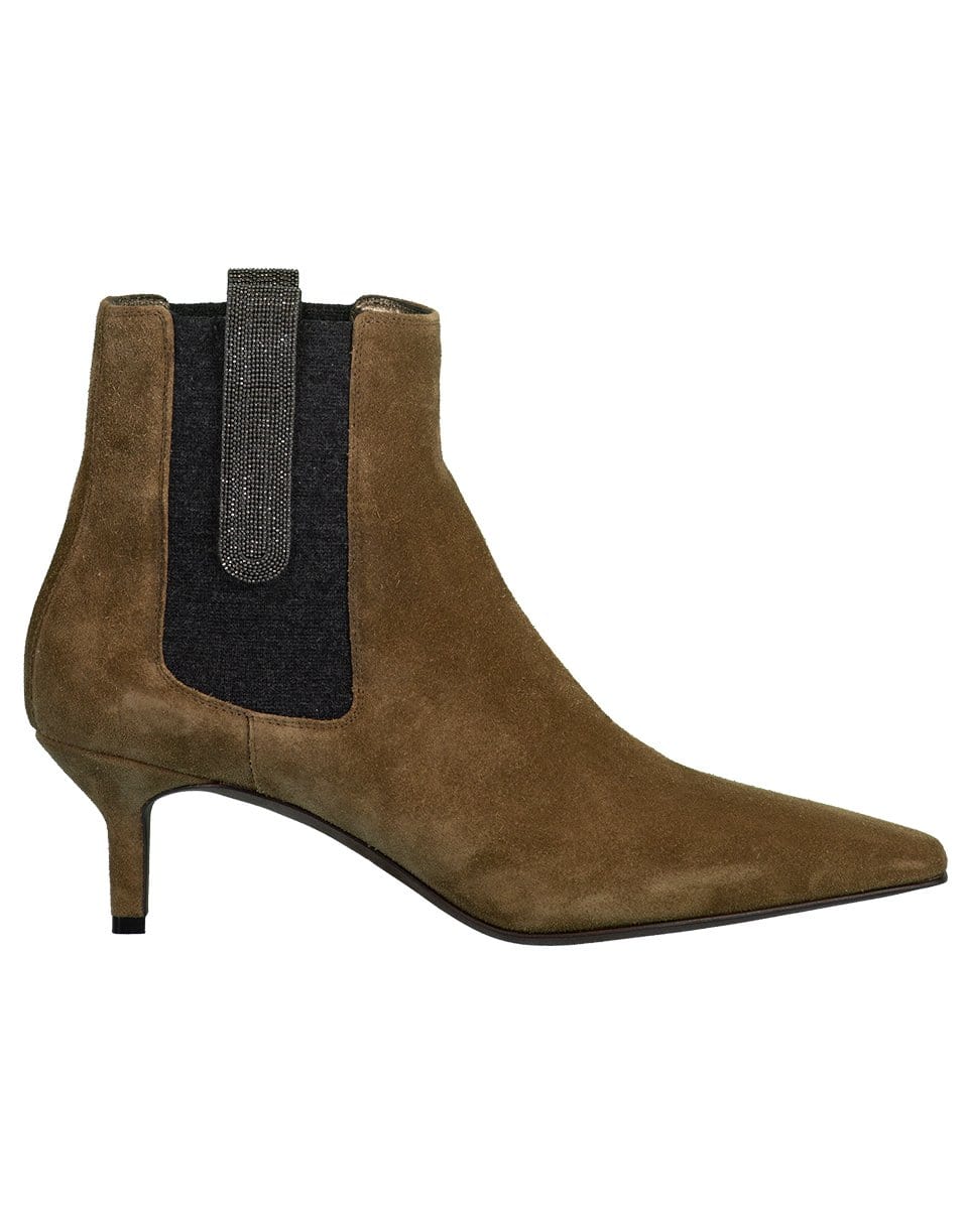 BRUNELLO CUCINELLI-Kitten Heel Ankle Boot-