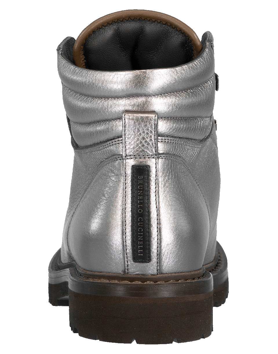 BRUNELLO CUCINELLI-Metallic Hiker Boot-