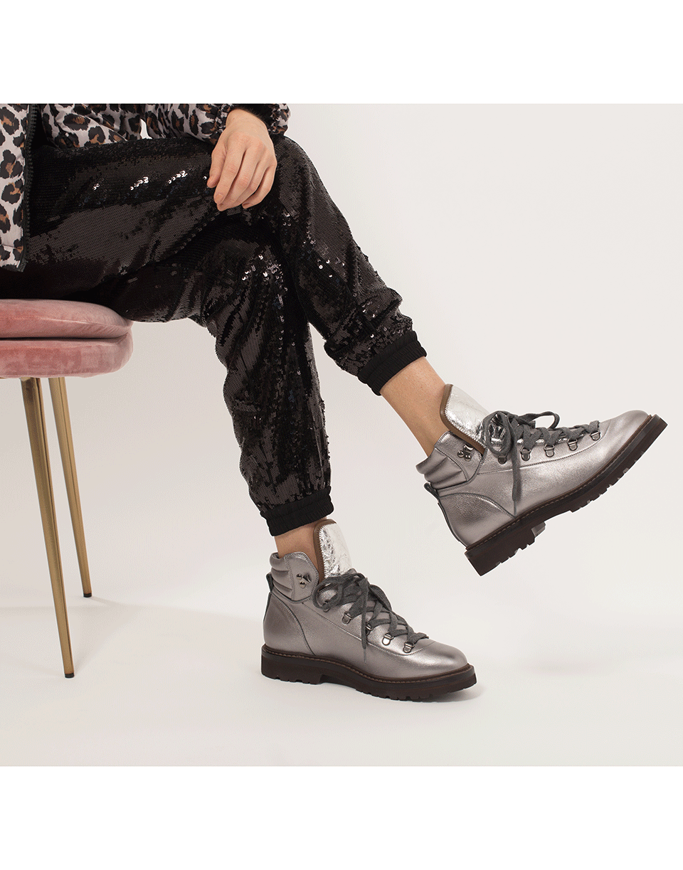 BRUNELLO CUCINELLI-Metallic Hiker Boot-