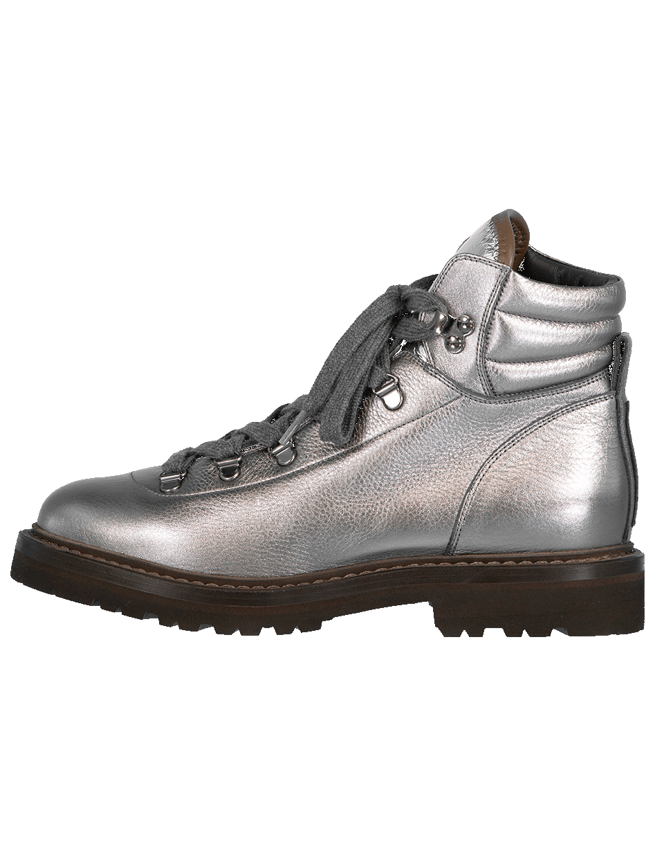 BRUNELLO CUCINELLI-Metallic Hiker Boot-