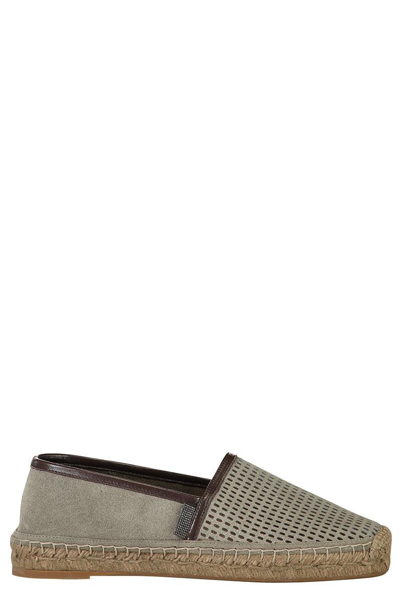 Sparkling Net Espadrille-BROWN-36-SHOEFLAT SHOE-BRUNELLO CUCINELLI