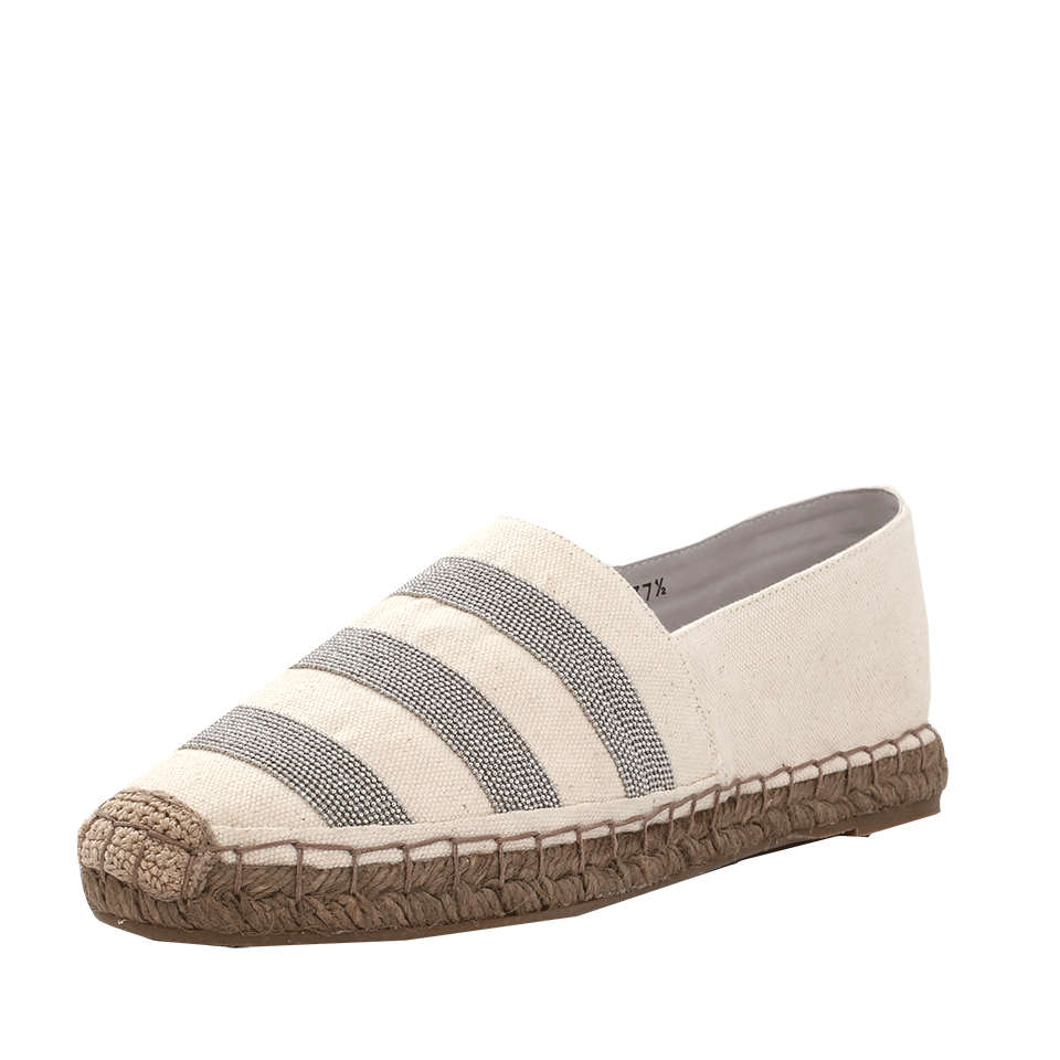 BRUNELLO CUCINELLI-Canvas Monili Espadrille-