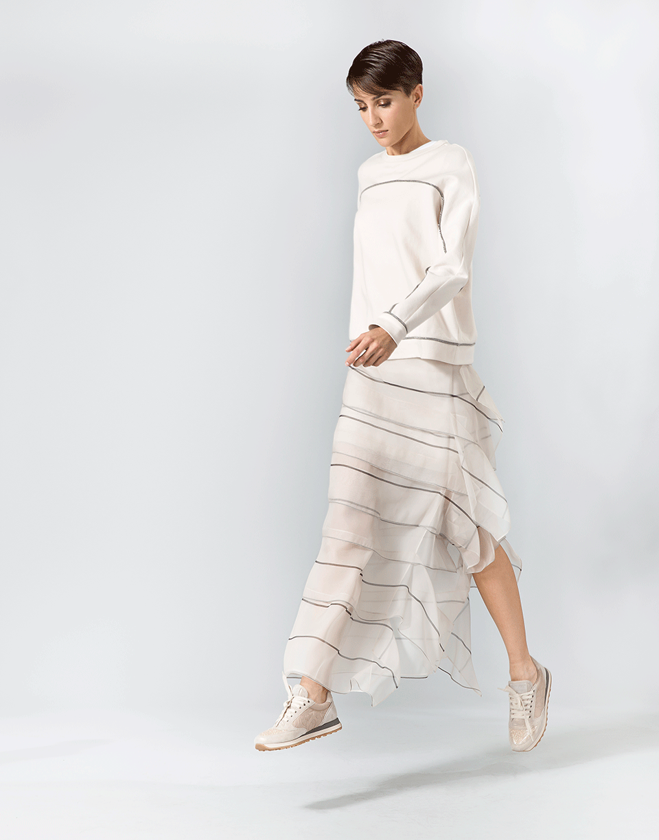 BRUNELLO CUCINELLI-Metallic Sparkle Runner-