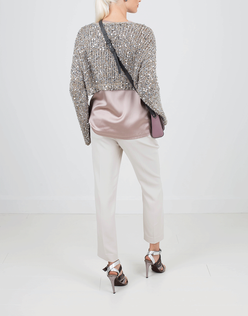 BRUNELLO CUCINELLI-Mixed Leather Stiletto-