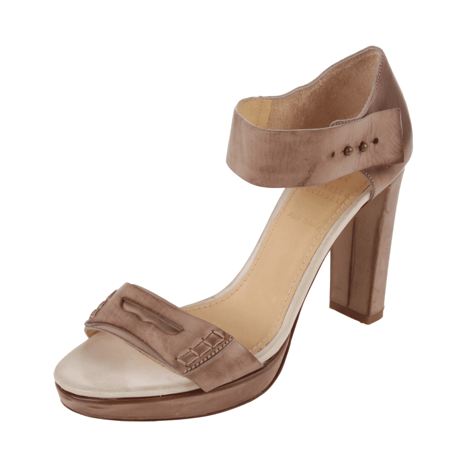 BRUNELLO CUCINELLI-Oxford Double Strap Sandal-