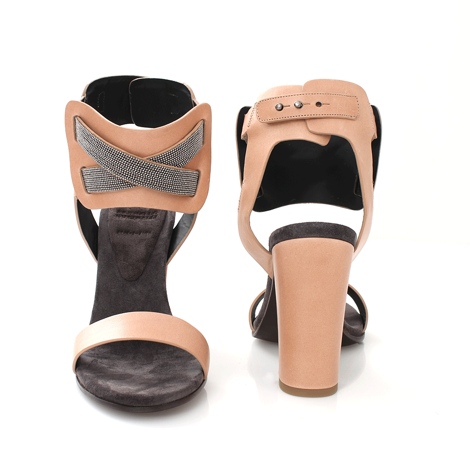 BRUNELLO CUCINELLI-Monili Criss-Cross Sandal-