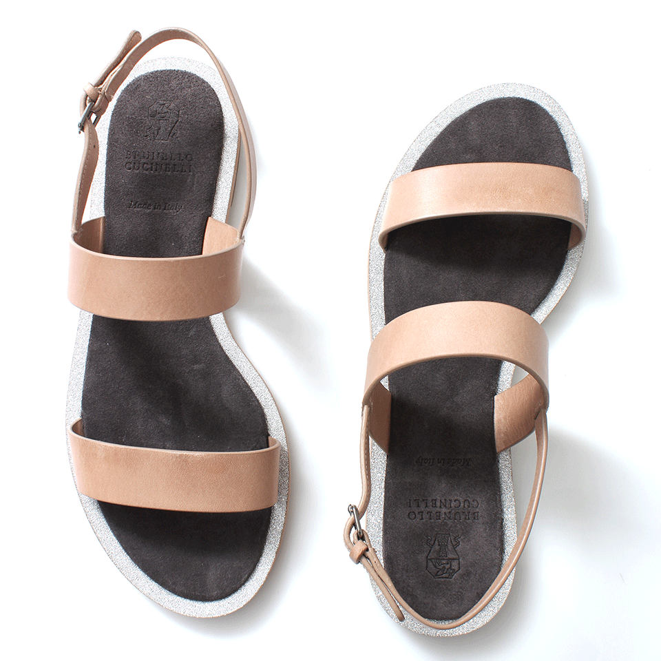 BRUNELLO CUCINELLI-Pave Trim Sandal-