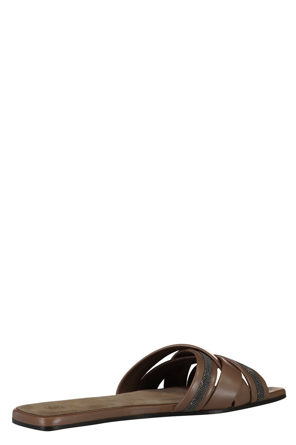 BRUNELLO CUCINELLI-Monili Braid Slides-