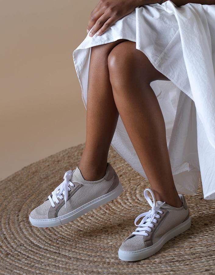 BRUNELLO CUCINELLI-Fly Knit Fabric Trainers-