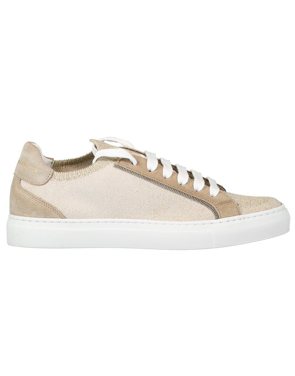 BRUNELLO CUCINELLI-Fly Knit Fabric Trainers-