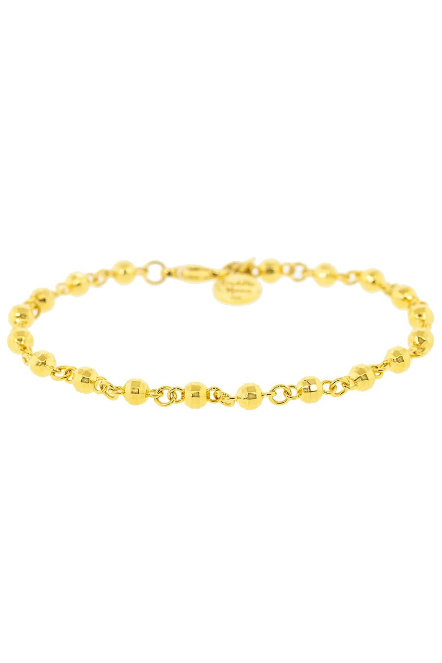 BUDDHA MAMA-Disco Ball Chain Bracelet-YELLOW GOLD