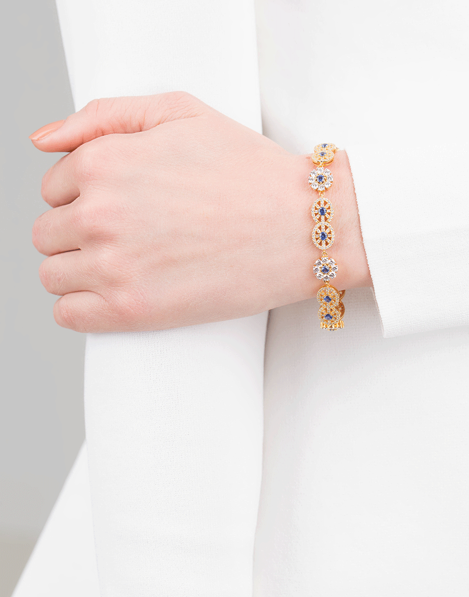 BUDDHA MAMA-Mandala Station Bracelet-YELLOW GOLD