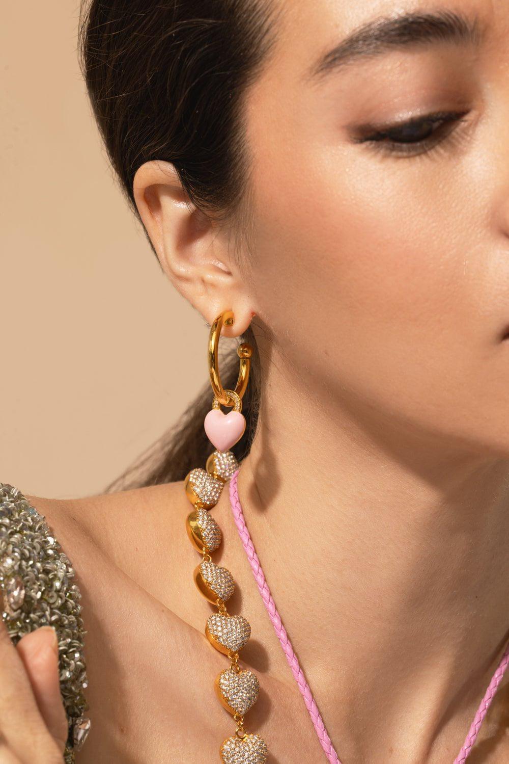 BUDDHA MAMA-Hollow Hoop Earrings - 30mm-YELLOW GOLD