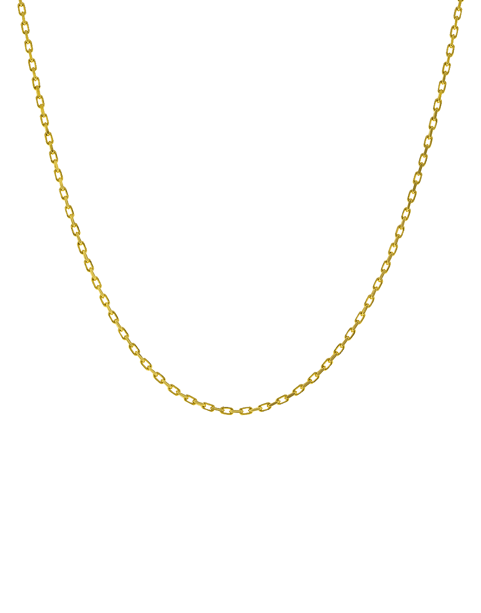 BUDDHA MAMA-Cable Chain Necklace-YELLOW GOLD