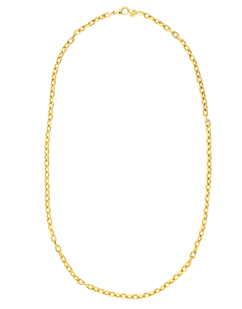 BUDDHA MAMA-Diamond Cable Chain Necklace-YELLOW GOLD