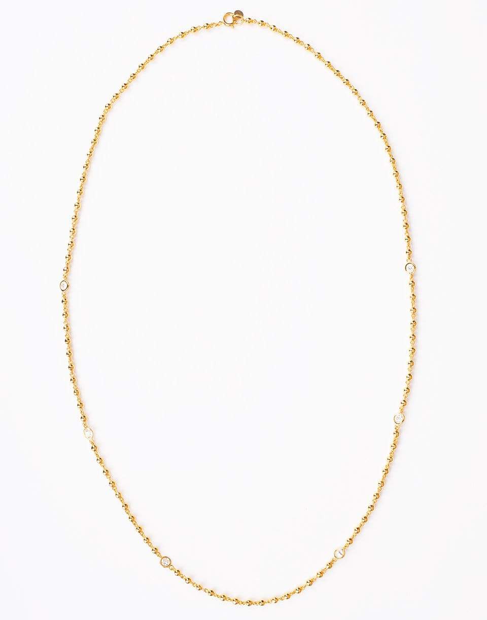 BUDDHA MAMA-Diamond Round Ball Chain-YELLOW GOLD