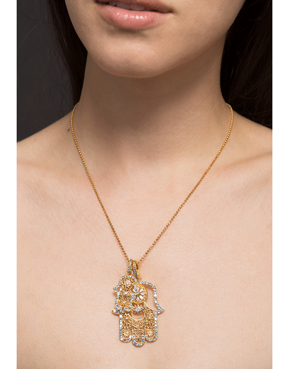 BUDDHA MAMA-Disco Ball Chain-YELLOW GOLD