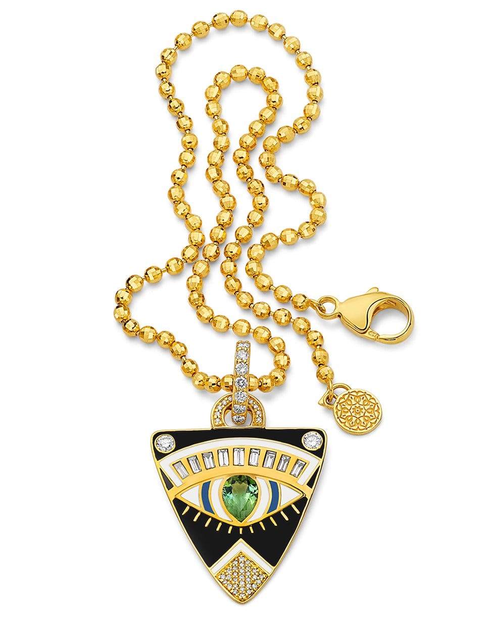 BUDDHA MAMA-Black Enamel Evil Eye Guitar Pick Pendant-