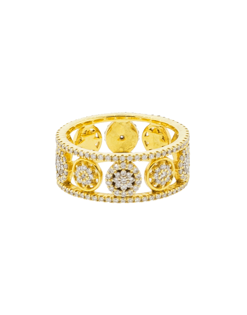 BUDDHA MAMA-Mandala Double Band Ring-YELLOW GOLD
