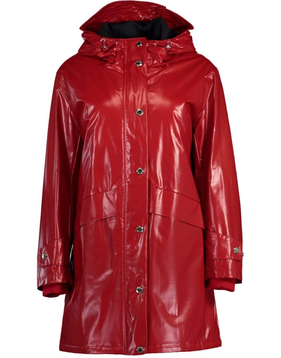 BURBERRY-Cramond Logo Parka Raincoat-