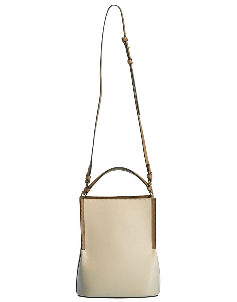 BURBERRY-Small Bi-Color Bucket Bag-BUTTERMI