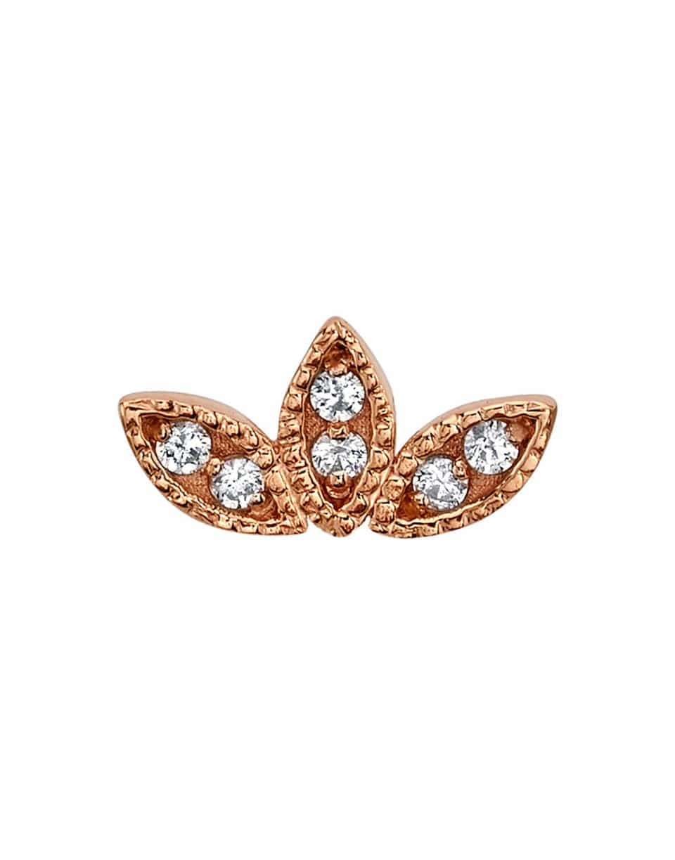 BVLA-Rose Gold Diamond Firefly Stud-ROSE GOLD