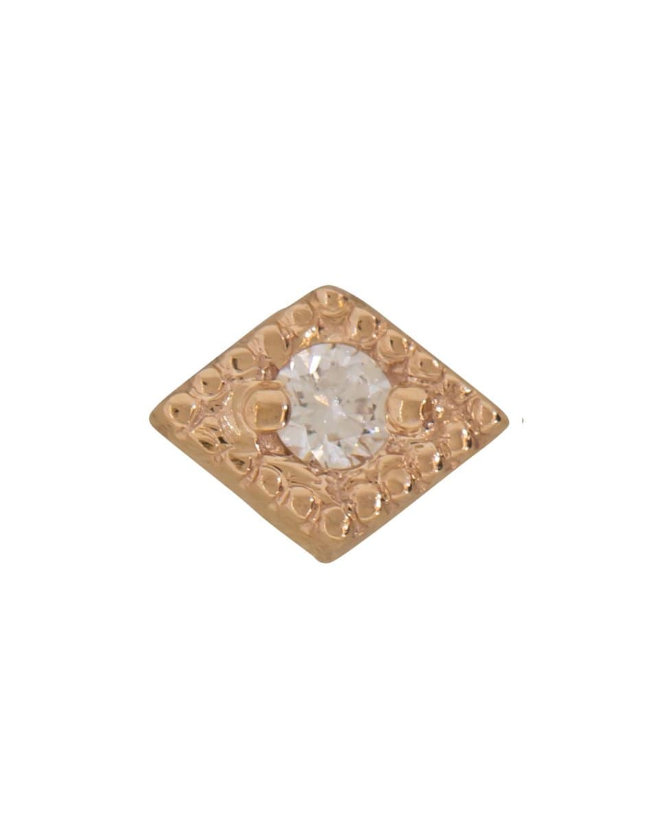 BVLA-Rose Gold Diamond Harlequin Stud-ROSE GOLD
