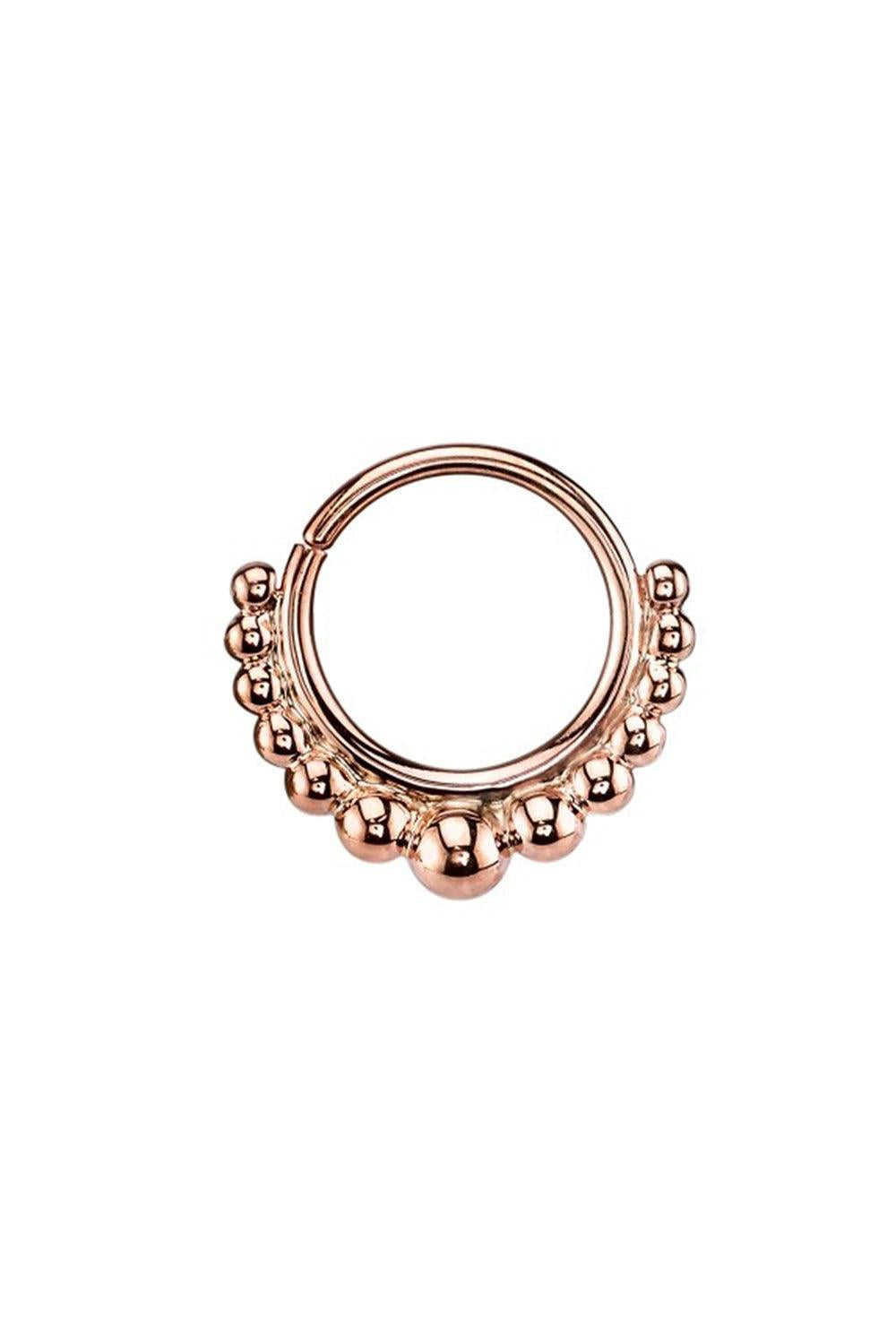 Latchmi Seam Ear Ring-ROSE GOLD-3/18-JEWELRYFINE JEWELPIERCING-BVLA