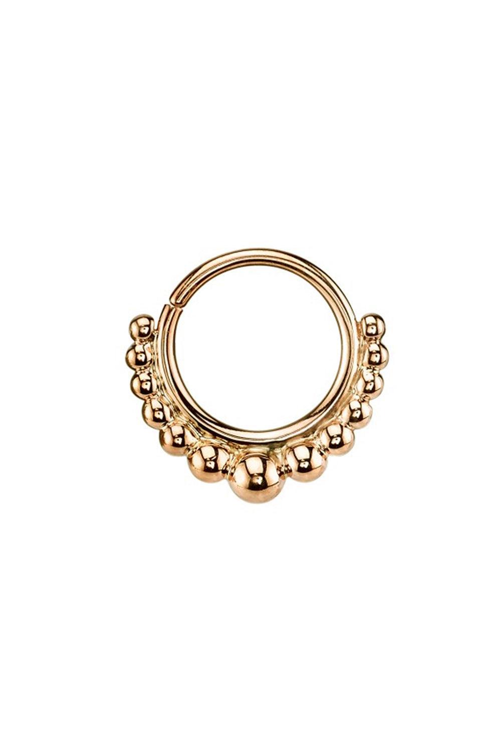 Latchmi Seam Ear Ring-ROSE GOLD-3/18-JEWELRYFINE JEWELPIERCING-BVLA