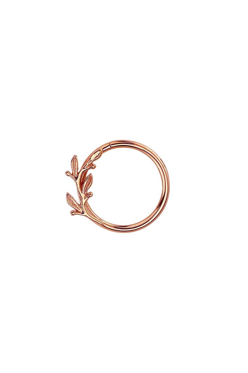 Amity Seam Ear Ring-ROSE GOLD-3/8-JEWELRYFINE JEWELPIERCING-BVLA